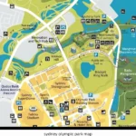 sydney olympic park map
